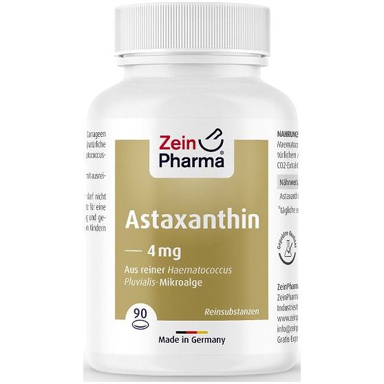 Zein Pharma - Astaxanthin, 4mg - 90 softgels