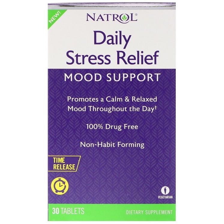 Natrol - Daily Stress Relief - 30 tablets