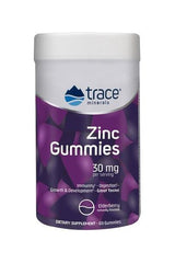 Trace Minerals - Zinc Gummies, 30mg, Elderberry - 60 gummies
