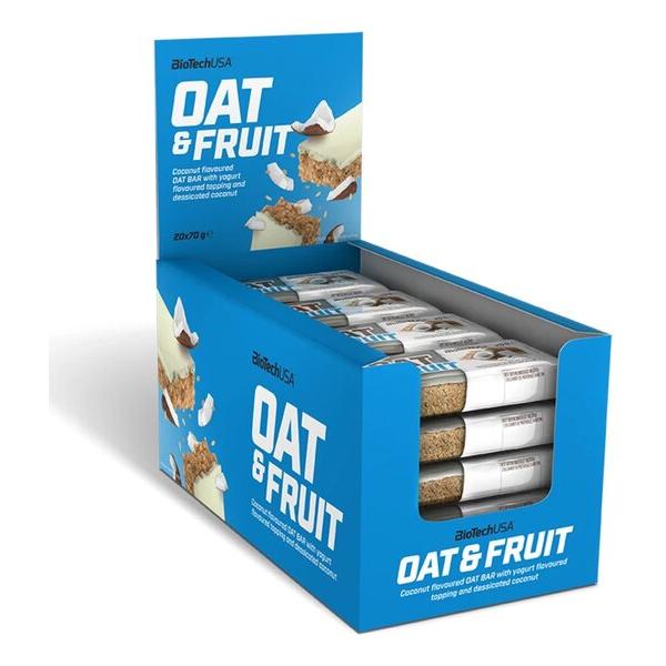 BioTech USA - Oat and Fruit Bar 20 x 70g