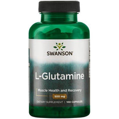 Swanson - L-Glutamine, 500mg - 100 caps