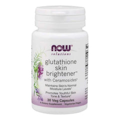 NOW Foods - Glutathione Skin Brightener with Ceramosides - 30