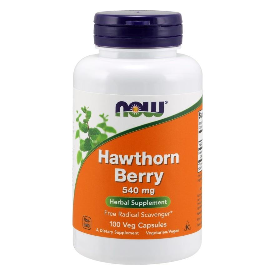 NOW Foods - Hawthorn Berry, 540mg - 100 vcaps