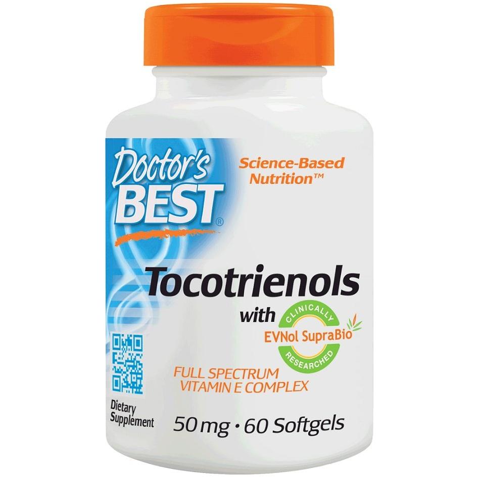 Doctor's Best - Tocotrienols, 50mg - 60 softgels