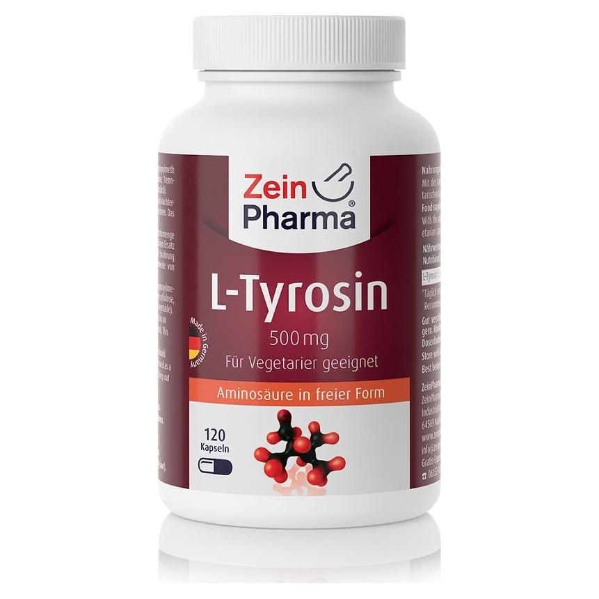 Zein Pharma - L-Tyrosine, 500mg - 120 caps