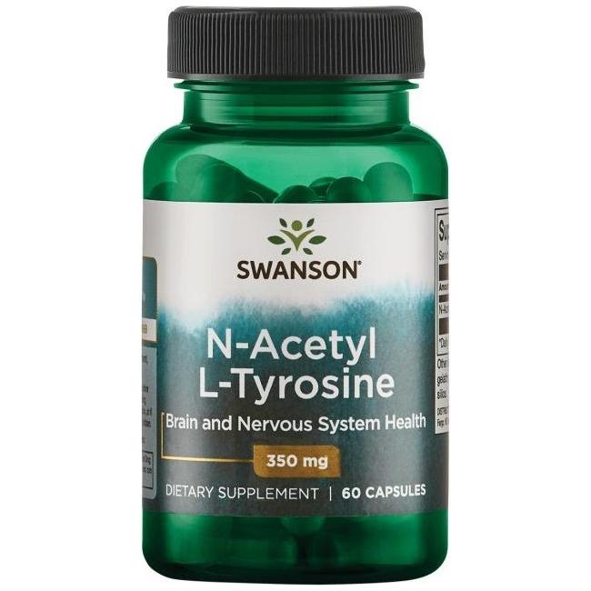 Swanson - N-Acetyl L-Tyrosine, 350mg - 60 caps