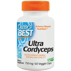 Doctor's Best - Ultra Cordyceps, 750mg - 60 vcaps