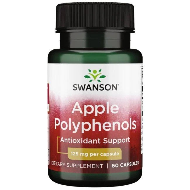 Swanson - Maximum Strength Apple Polyphenols, 125mg - 60 caps