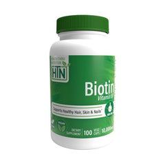 Health Thru Nutrition - Biotin, 10000mcg - 100 vcaps