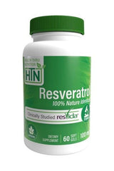 Health Thru Nutrition - Resveratrol, 100mg - 60 softgels