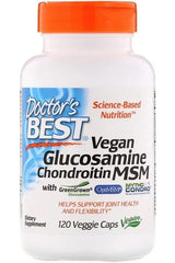 Doctor's Best - Vegan Glucosamine & Chondroitin & MSM - 120