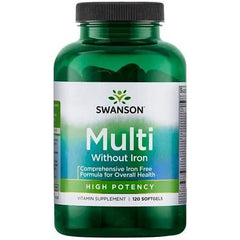 Swanson - Multi Without Iron - 120 softgels