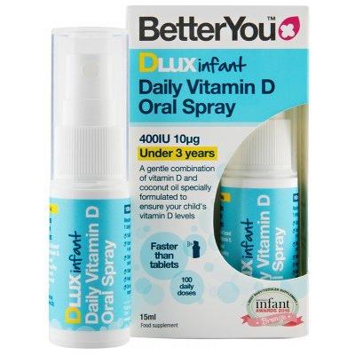 Better You - DLux Infant Daily Vitamin D Oral Spray - 15 ml.