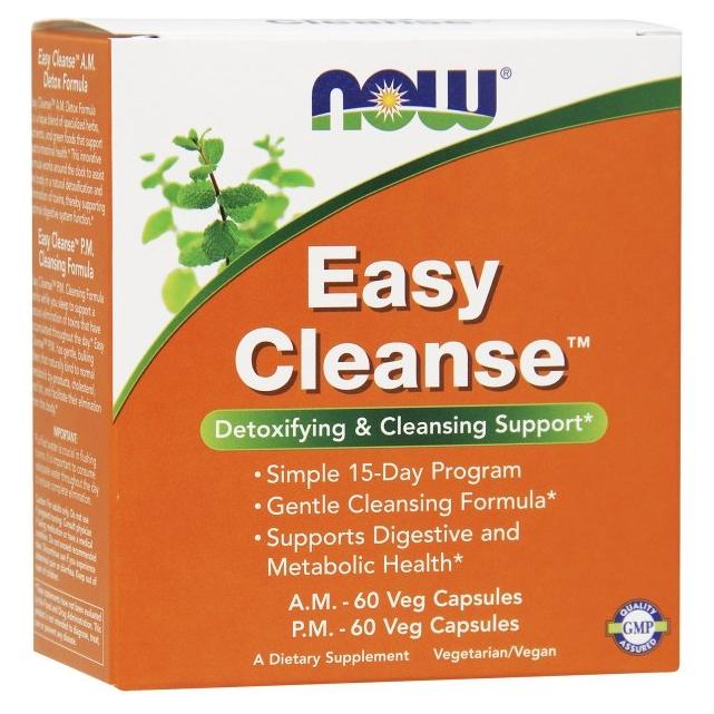 NOW Foods - Easy Cleanse - AM & PM - 120 vcaps