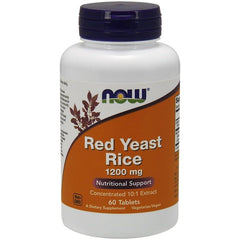 NOW Foods - Red Yeast Rice Concentrated 10:1 Extract, 1200mg -