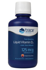 Trace Minerals - Liquid Vitamin D3, Tropical Cherry - 473 ml.