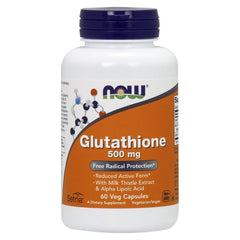 NOW Foods - Glutathione with Milk Thistle Extract & Alpha