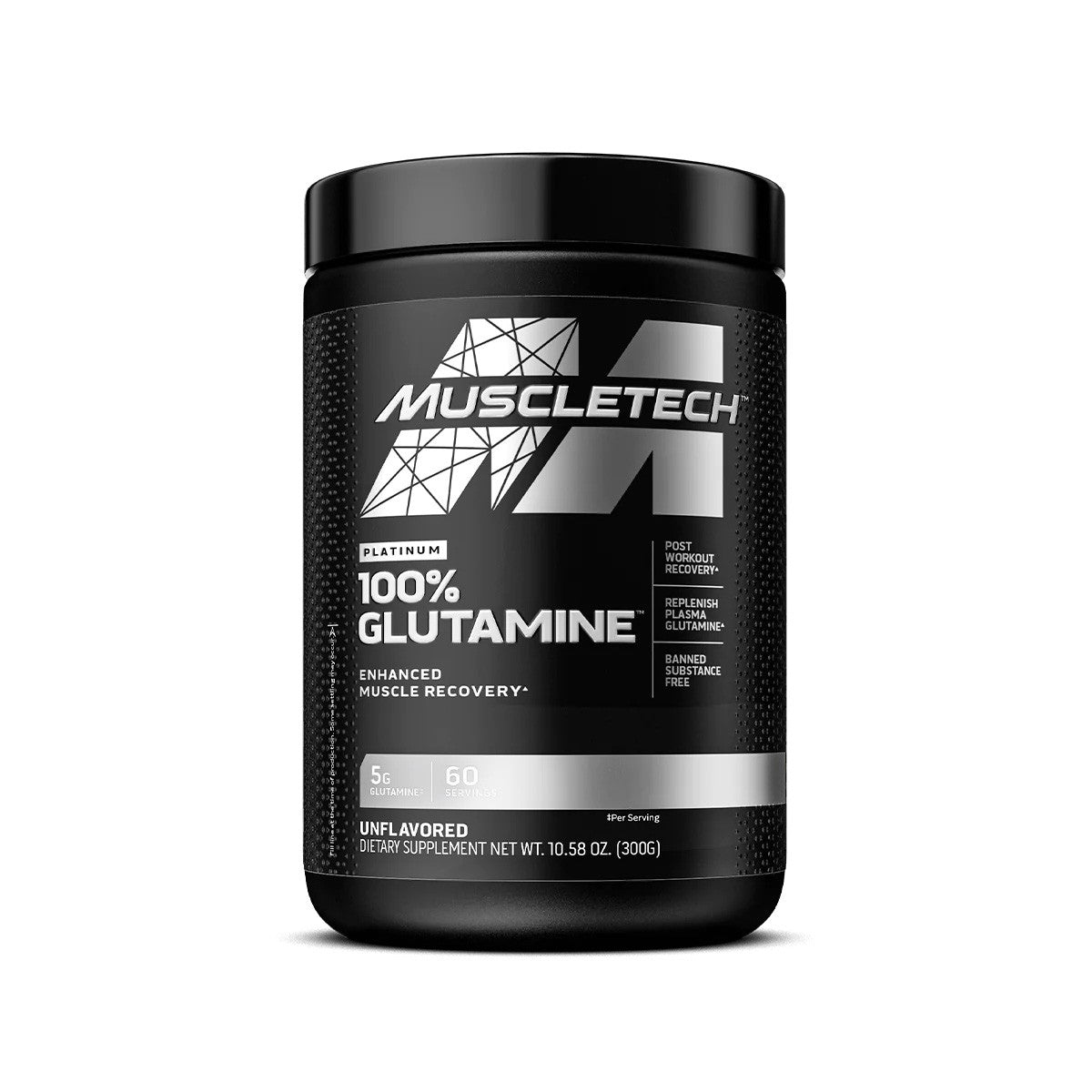 Muscletech - Platinum 100% Glutamine - 302 grams