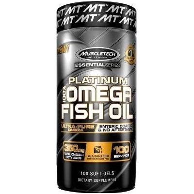 Muscletech - Platinum 100% Omega Fish Oil - 100 softgels