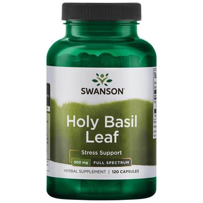 Swanson - Holy Basil Leaf, 800mg - 120 caps