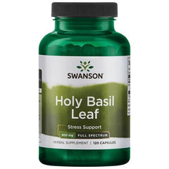 Swanson - Holy Basil Leaf, 800mg - 120 caps