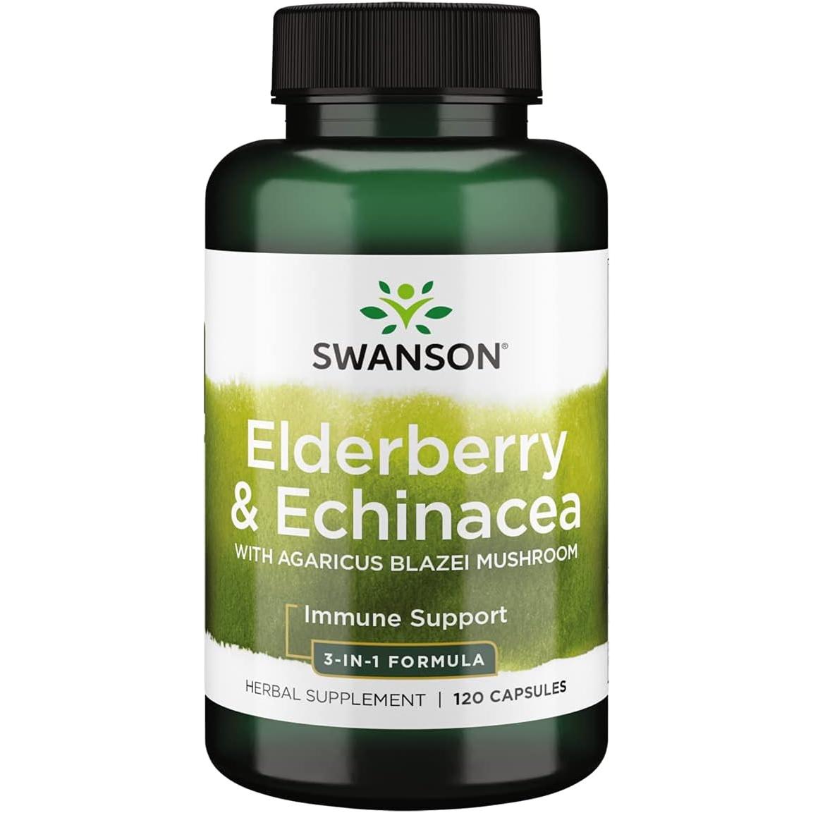 Swanson - Elderberry/Agaricus/Echinacea (Immune Support) - 120