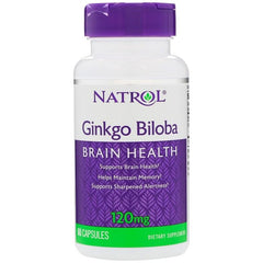 Natrol - Ginkgo Biloba, 120mg - 60 caps