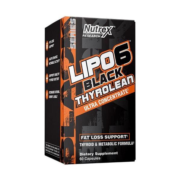 NUTREX - Lipo-6 Black Thyrolean - 60 caps