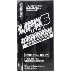 NUTREX - Lipo-6 Black Ultra Concentrate Stim-Free - 60 caps