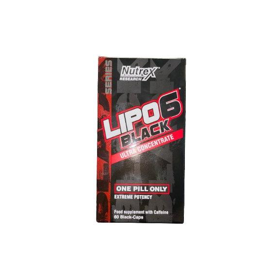 NUTREX - Lipo-6 Black Ultra Concentrate, Extreme Potency - 60