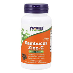 NOW Foods - Sambucus Zinc-C - 60 lozenges