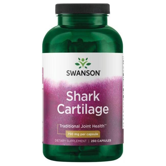 Swanson - Shark Cartilage, 750mg - 250 caps