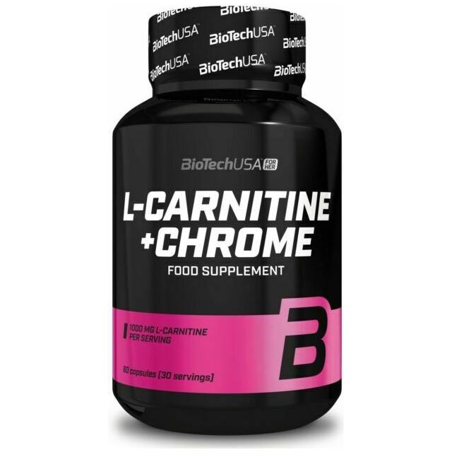 BioTech USA - L-Carnitine + Chrome - 60 caps