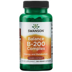 Swanson - Balance B-200, High Potency - 100 vcaps