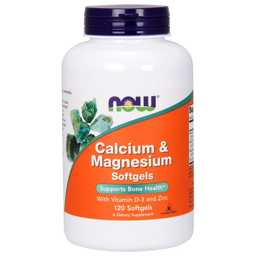 NOW Foods - Calcium & Magnesium with Vit D and Zinc