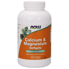 NOW Foods - Calcium & Magnesium with Vit D and Zinc