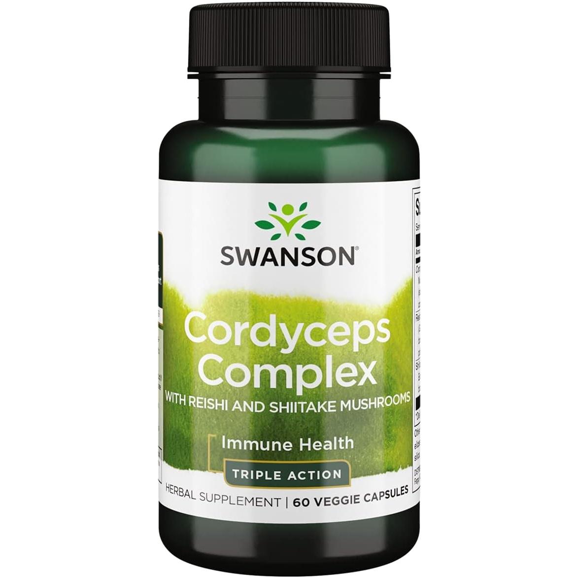 Swanson - Cordyceps Complex with Reishi and Shiitake - 60 vcaps