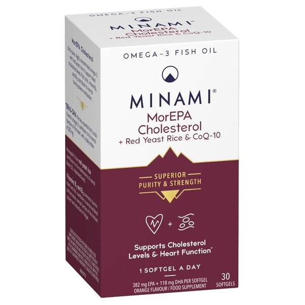 Minami - MorEPA Cholesterol + Red Yeast Rice & CoQ-10 - 30