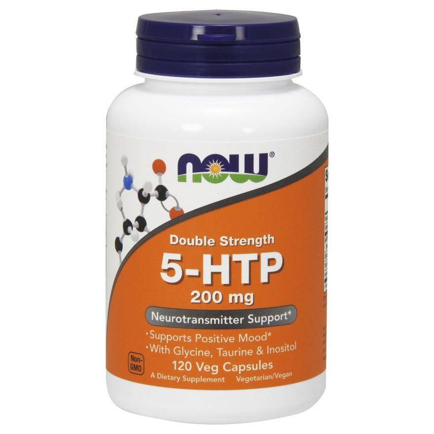 NOW Foods - 5-HTP with Glycine Taurine & Inositol