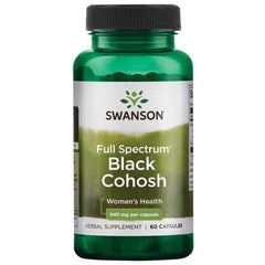 Swanson - Black Cohosh, 540mg - 60 caps