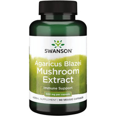 Swanson - Agaricus Blazei Mushroom Extract, 500mg - 90 vcaps