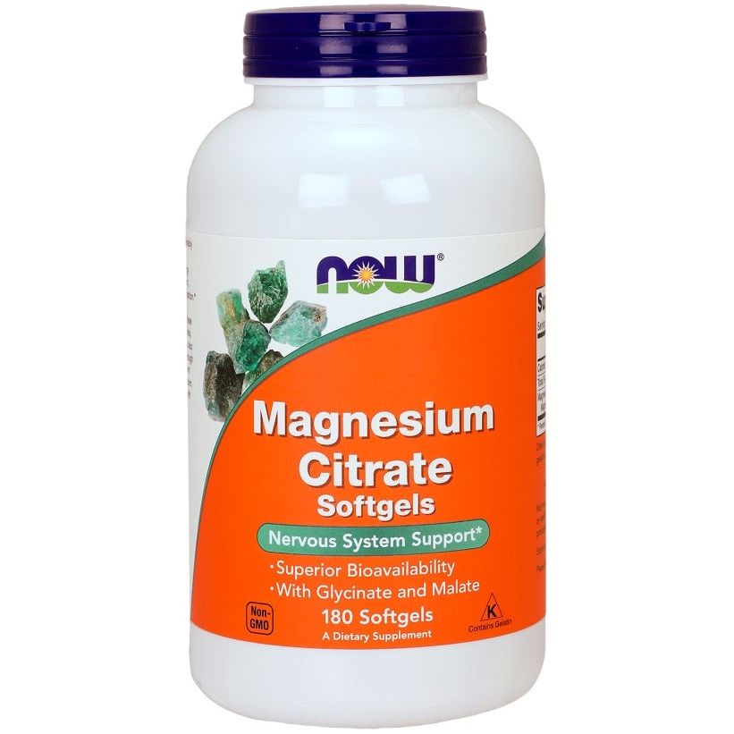 NOW Foods - Magnesium Citrate Softgels