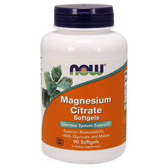 NOW Foods - Magnesium Citrate Softgels