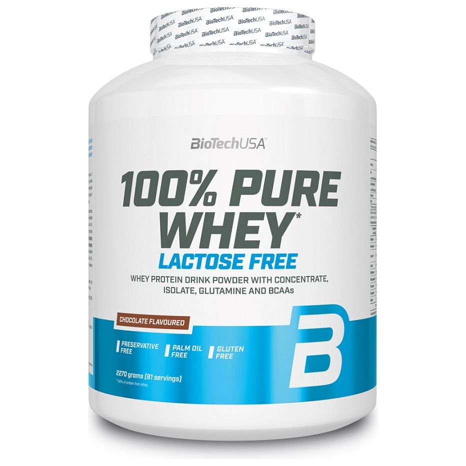 BioTech USA - 100% Pure Whey Lactose Free