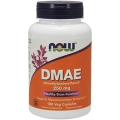 NOW Foods - DMAE (Dimethylaminoethanol), 250mg - 100 vcaps