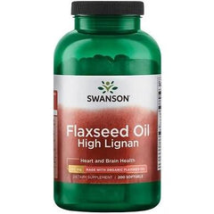 Swanson - Flaxseed Oil High Lignan - 200 softgels