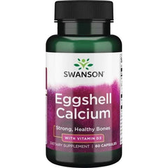 Swanson - Eggshell Calcium with Vitamin D-3 - 60 caps