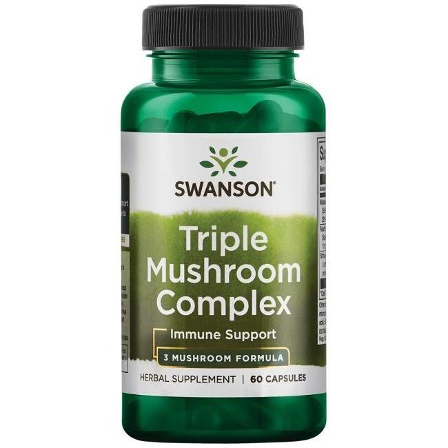 Swanson - Triple Mushroom Standardized Complex - 60 caps