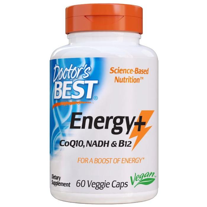 Doctor's Best - Energy + CoQ10, NADH & B12 - 60 vcaps