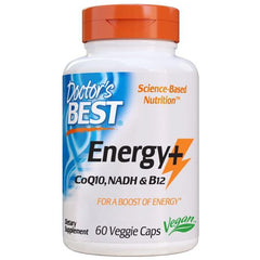 Doctor's Best - Energy + CoQ10, NADH & B12 - 60 vcaps